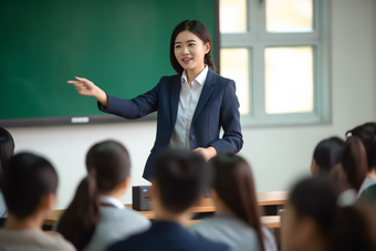 正在上课的老师板绘女性