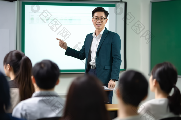 正在上课的老师图片-包图网