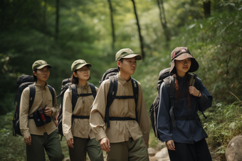 团队徒步旅行登山交友导游