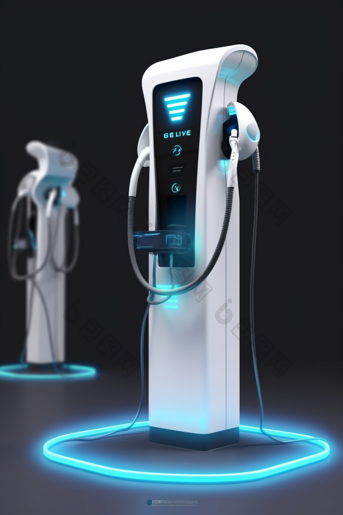 未来科技蓝色充电桩<生产