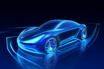 虚拟汽车数据图标新能源汽车简约