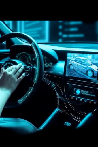 智能交通驾驶系统自动驾驶光影