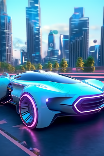 未来城市新能源汽车未来城市空间车身