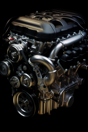 工业风大排量高性能汽车发动机高端维修