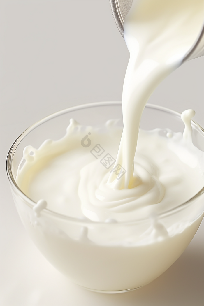 飞溅的牛奶液体酸奶