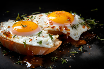 早餐煎蛋流心蛋鸡蛋