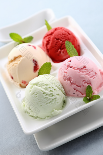 奶制冰淇淋奶制品草莓味