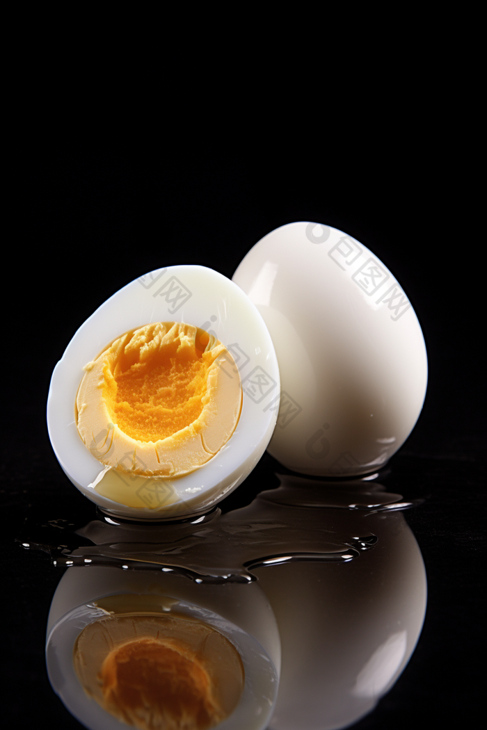 早餐水煮蛋蛋黄实心蛋