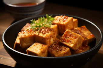 美味的鱼<strong>豆腐</strong>煲豆制品生活