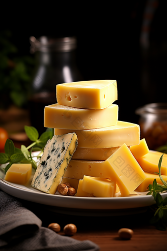 餐桌上的美味奶酪