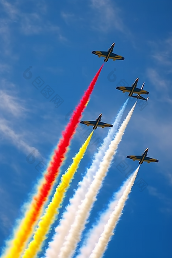 空军<strong>战斗机</strong>阅兵飞机天空建军建党