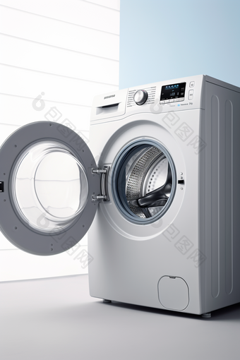 滚筒智能洗衣机一体式清洁