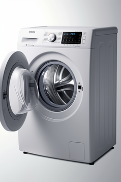 滚筒智能洗衣机摄影图1