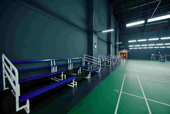 空长椅球迷运动员体育馆网球法院
