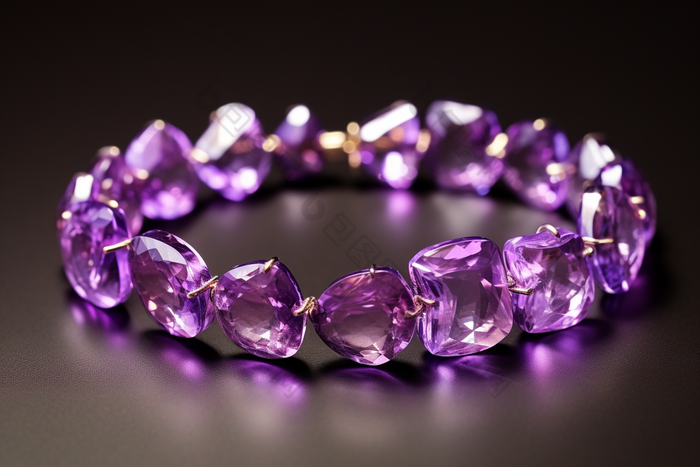 天然晶透紫水晶摄影图8

