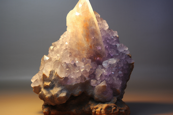紫水晶原石<strong>原材料</strong>晶莹剔透