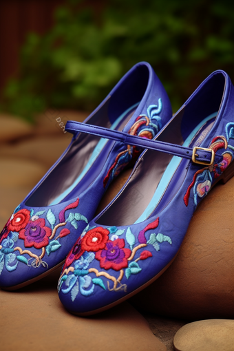 传统女士老北京布鞋舞鞋穿搭