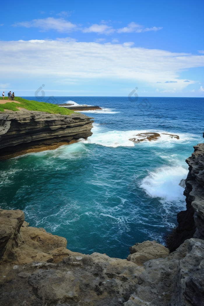 海岸线海洋生态图片包图网