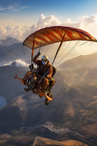 滑翔伞极限运动通用航空旅行