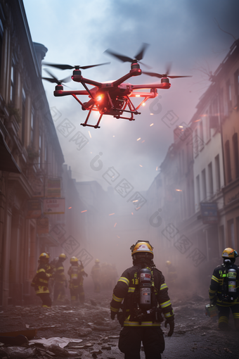 城市消防无人机特种设备灭火