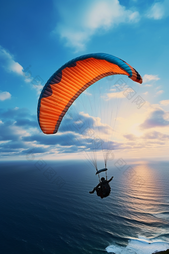 海边滑翔伞低空旅游