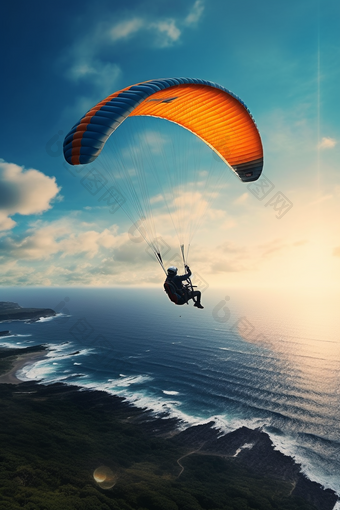 海边滑翔伞低空运动