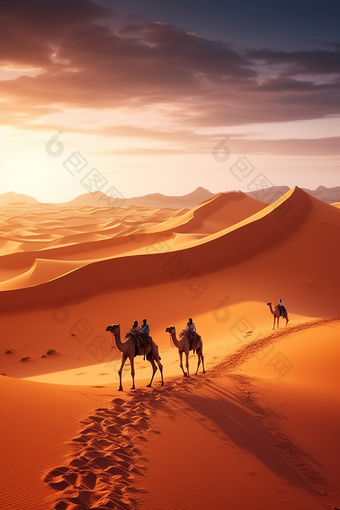 沙漠骆驼动物文化