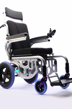 黑色轮椅电动轮椅摄影图9
