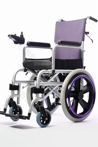 黑色轮椅电动轮椅摄影图3

