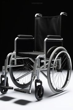 黑色轮椅电动轮椅摄影图19
