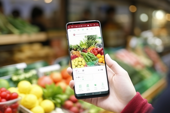 线上<strong>手机买</strong>菜智能蔬菜