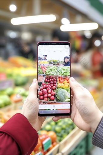 线上手机买菜智能水果