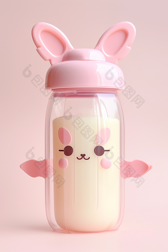 儿童奶瓶塑料杯可爱