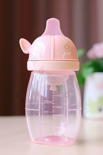 儿童奶瓶塑料杯粉嫩