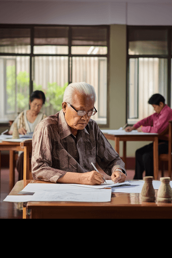 老年大学书画课国画课老师