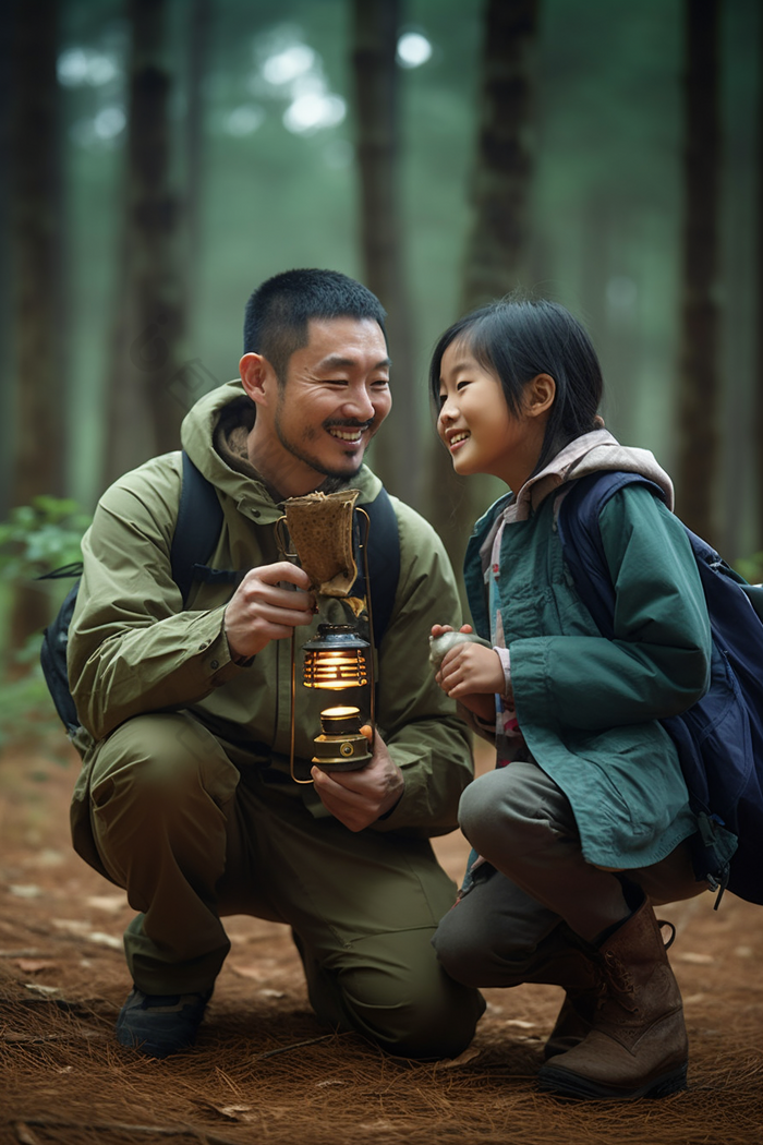 亲子登山徒步运动教育