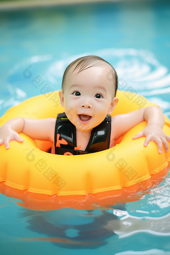 幼儿游泳课技能运动