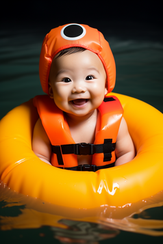 幼儿游泳课摄影图15
