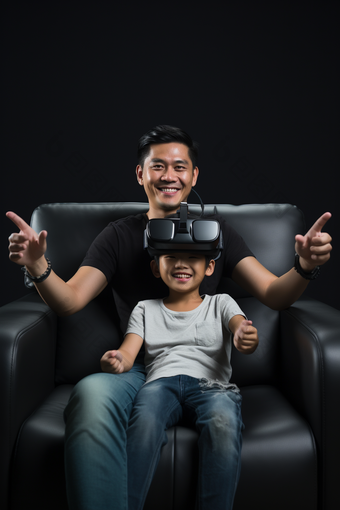 亲子VR游戏兴趣家庭