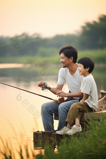 亲子钓鱼兴趣技能