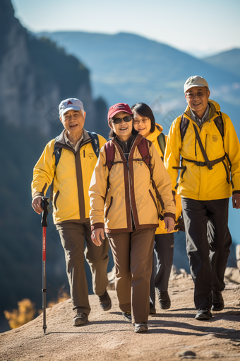 老年人户外徒步<strong>登山</strong>康养专业