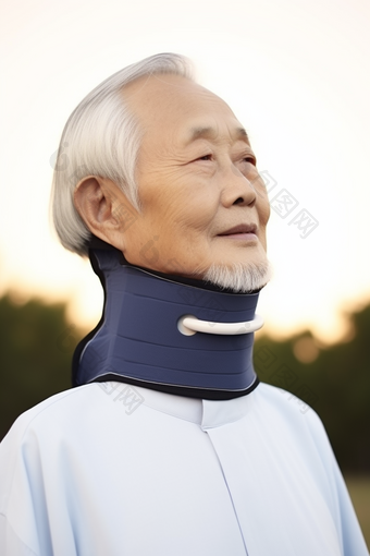 老年人<strong>颈部</strong>支撑架医疗康复产品穿戴装备