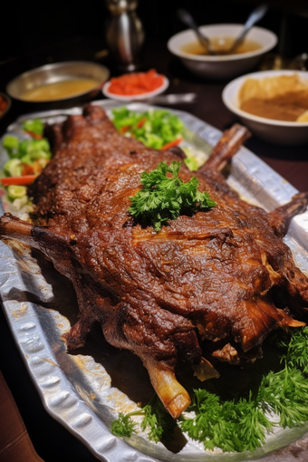 鲜美烤全羊肉<strong>酥脆</strong>