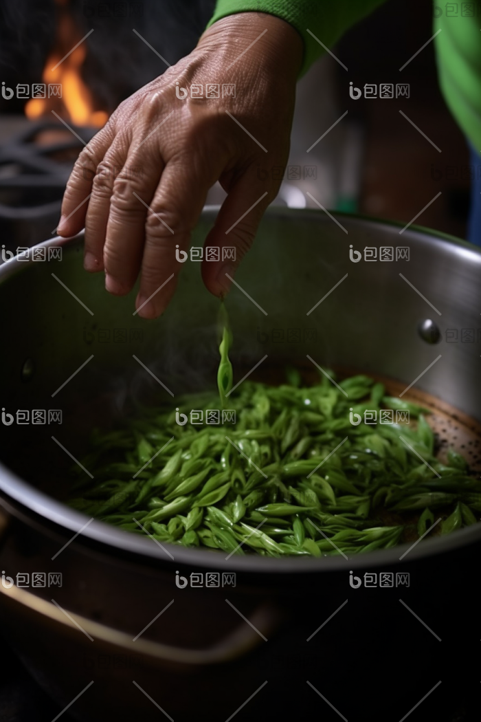 手工炒茶洗茶手洗图片-包图网