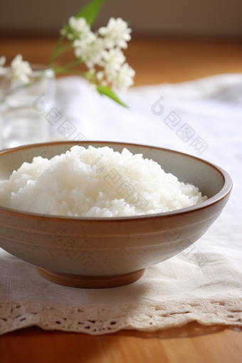 米饭大米美食