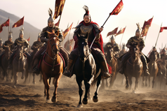 古代战争骑马摄影图7