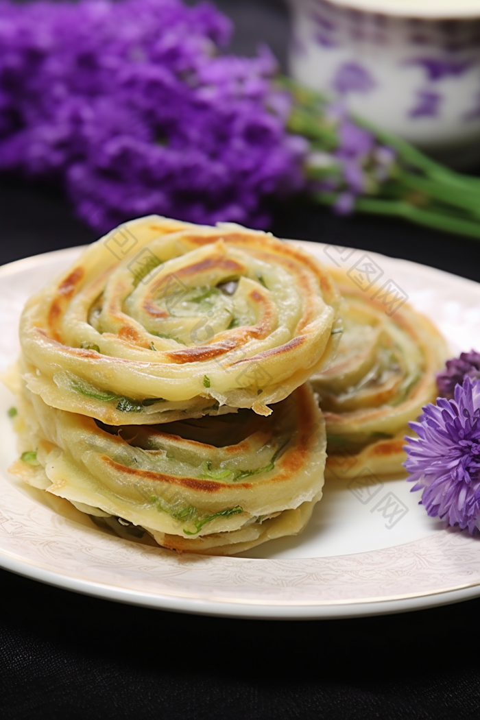 葱油饼面粉美食