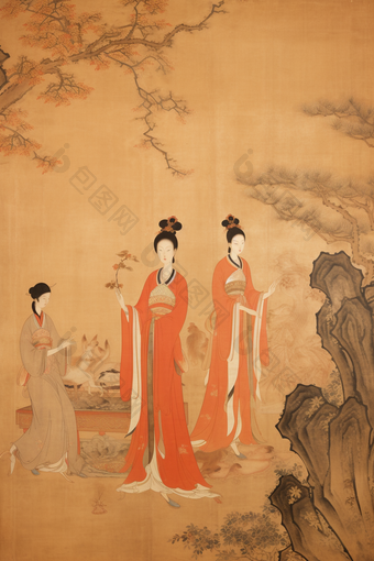 仕女图中国文化