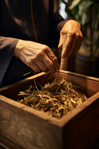 医师抓药中药配药