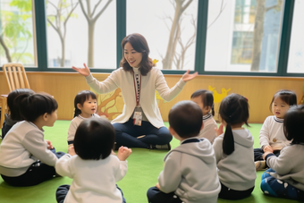 幼儿园日常授课上课学习